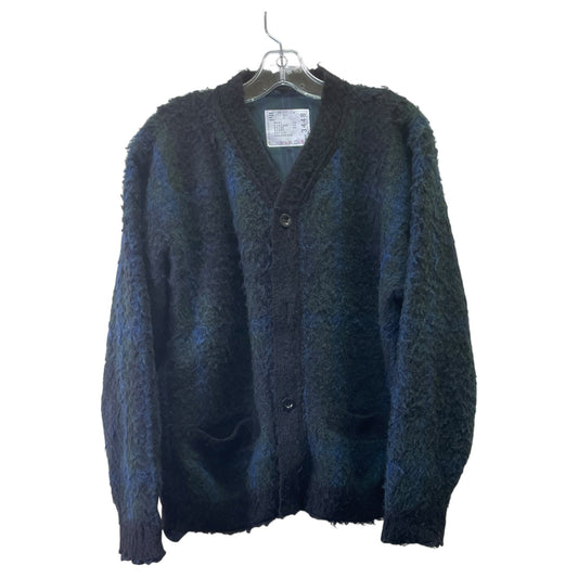 Jacket Shirt By SACAI In Blue & Green, Size:L