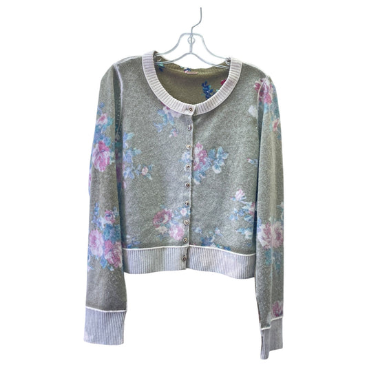 Sweater Cardigan By Free People In Green, Size:S