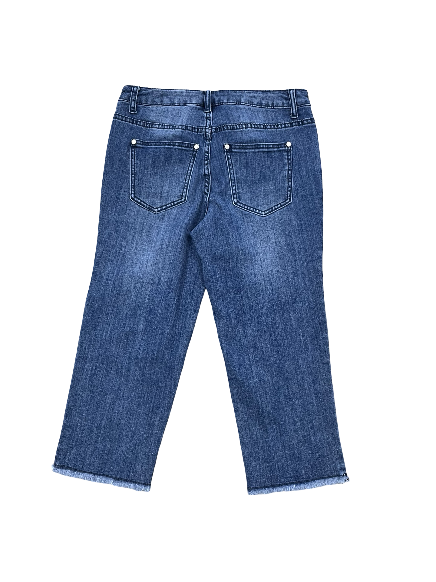 Jeans Cropped By Christopher And Banks In Blue Denim, Size:4