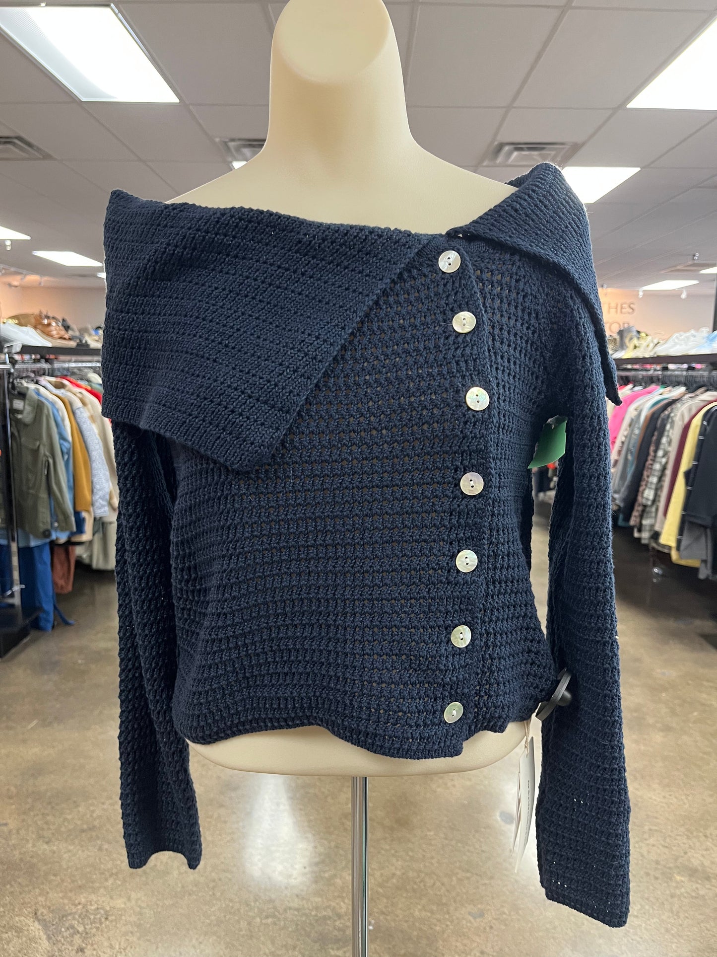 Sweater By Commense In Blue, Size:M