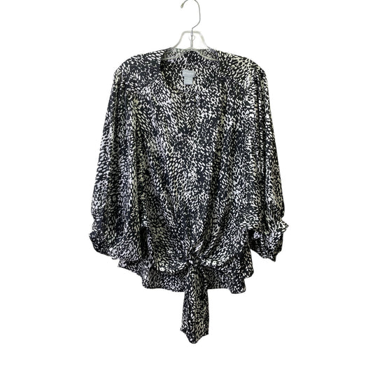 Top Ls By Chicos In Black & White, Size:L