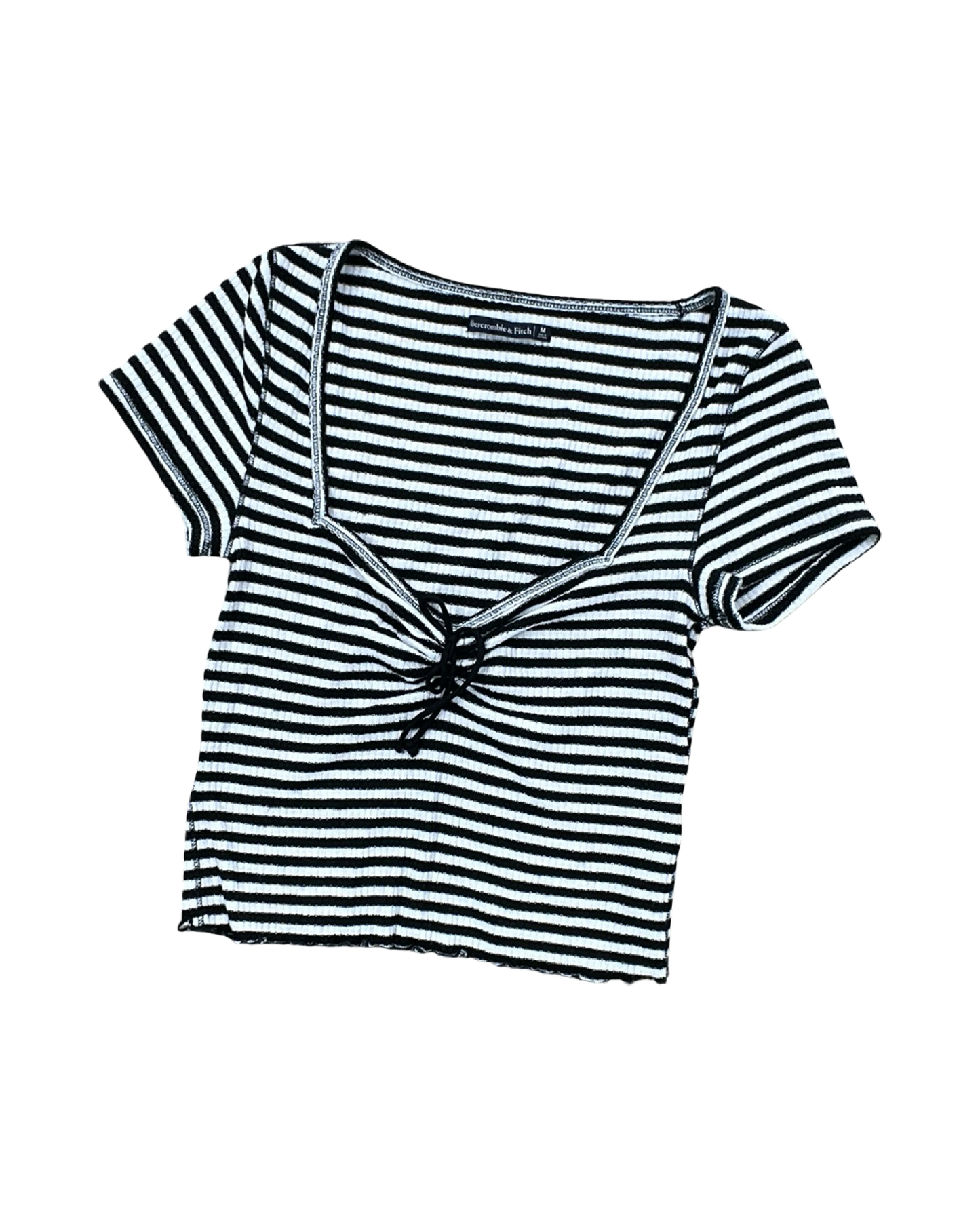 Top Ss By Abercrombie And Fitch In Black & White, Size:M