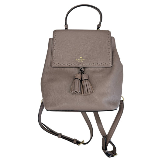 Backpack Designer By Kate Spade In Taupe, Size:Medium