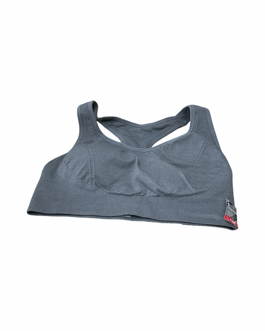 Athletic Bra By Members Mark In Grey, Size:Xl