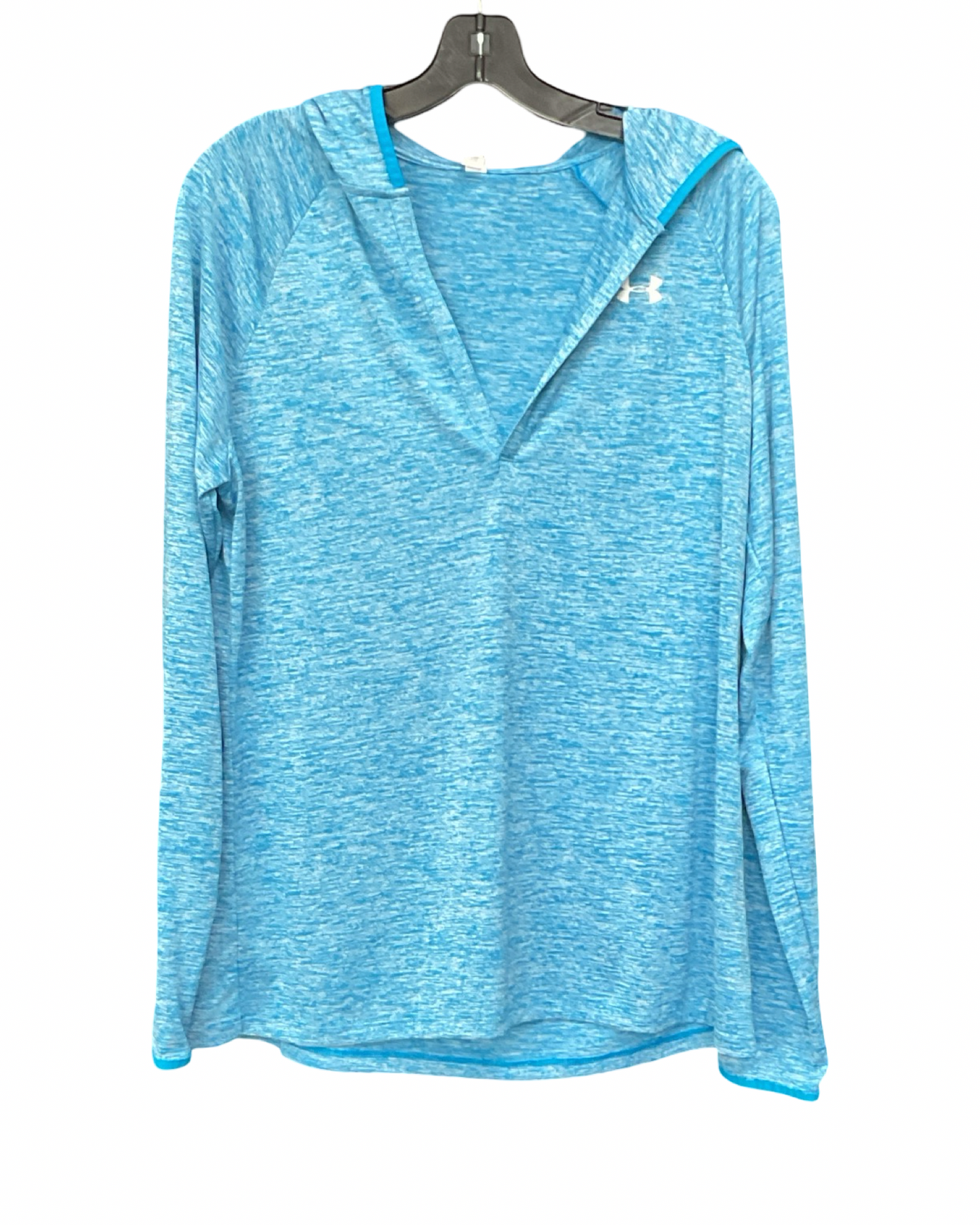 Athletic Top Ls Collar By Under Armour In Blue, Size:Xl