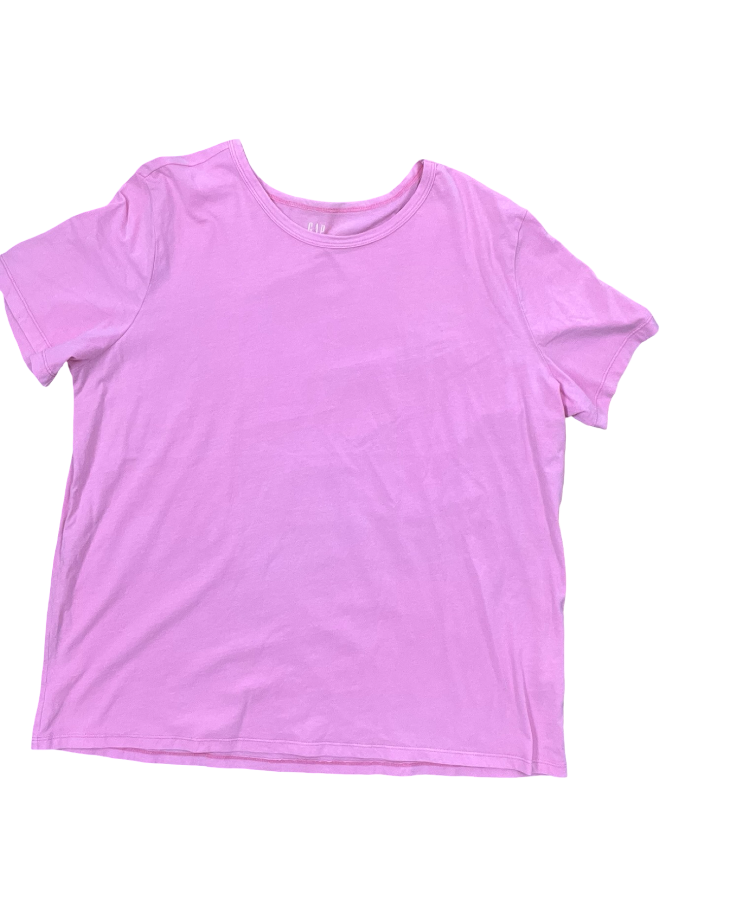 Top Ss Basic By Gap In Pink, Size:1X