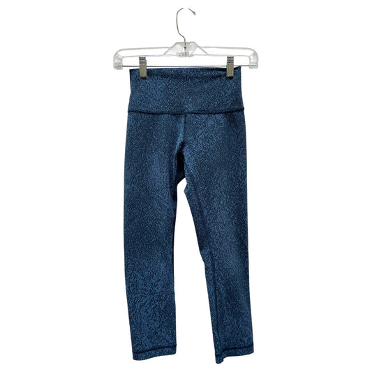 Athletic Leggings By Lululemon In Blue, Size:4