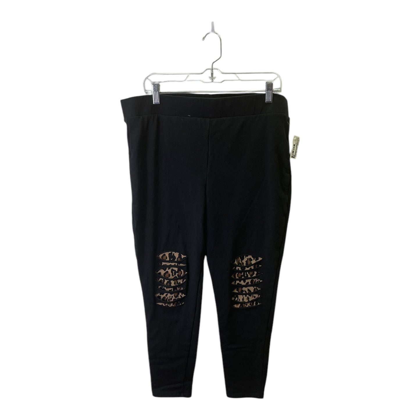Pants Leggings By Torrid In Black & Tan, Size:3X