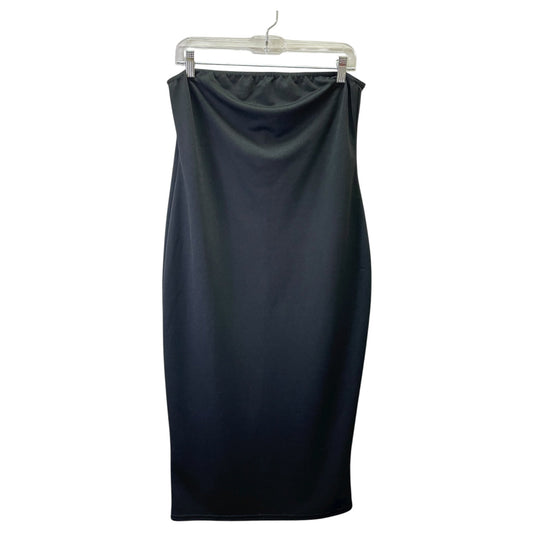 Skirt Maxi By Boohoo Boutique In Black, Size:16