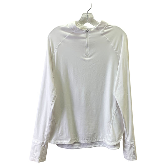 Athletic Top Ls Crewneck By Baleaf In White, Size:L