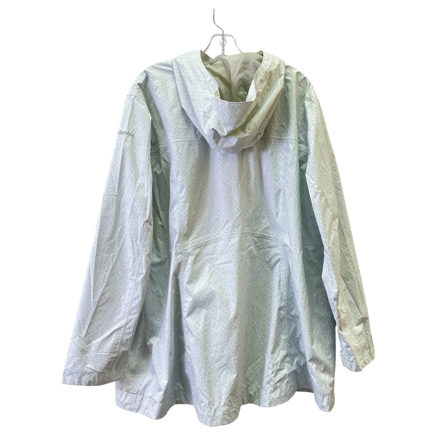 Jacket Windbreaker By Columbia In Grey, Size:2X
