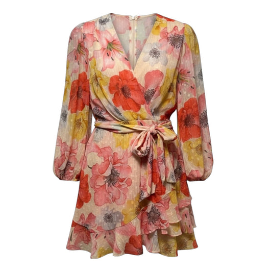 Laurel Mini Dress By Alex Marie In Floral Print, Size: 12
