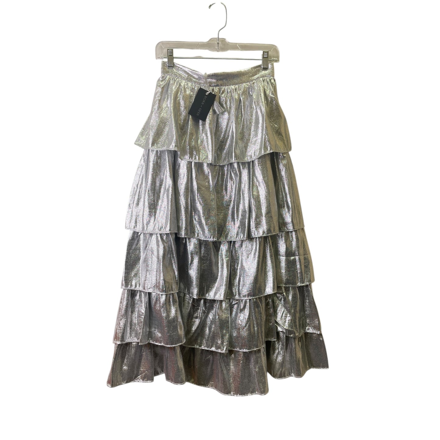Skirt Maxi By Antonio Melani In Silver, Size:0