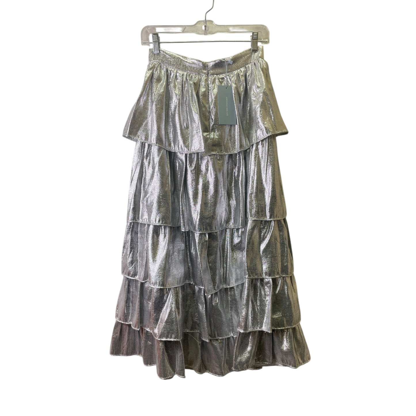 Skirt Maxi By Antonio Melani In Silver, Size:0