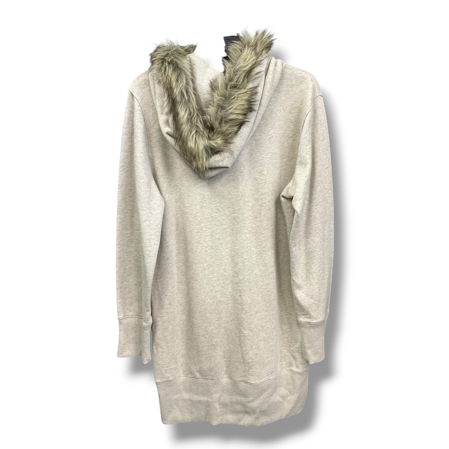 Coat Faux Fur & Sherpa By Old Navy In Cream, Size: L