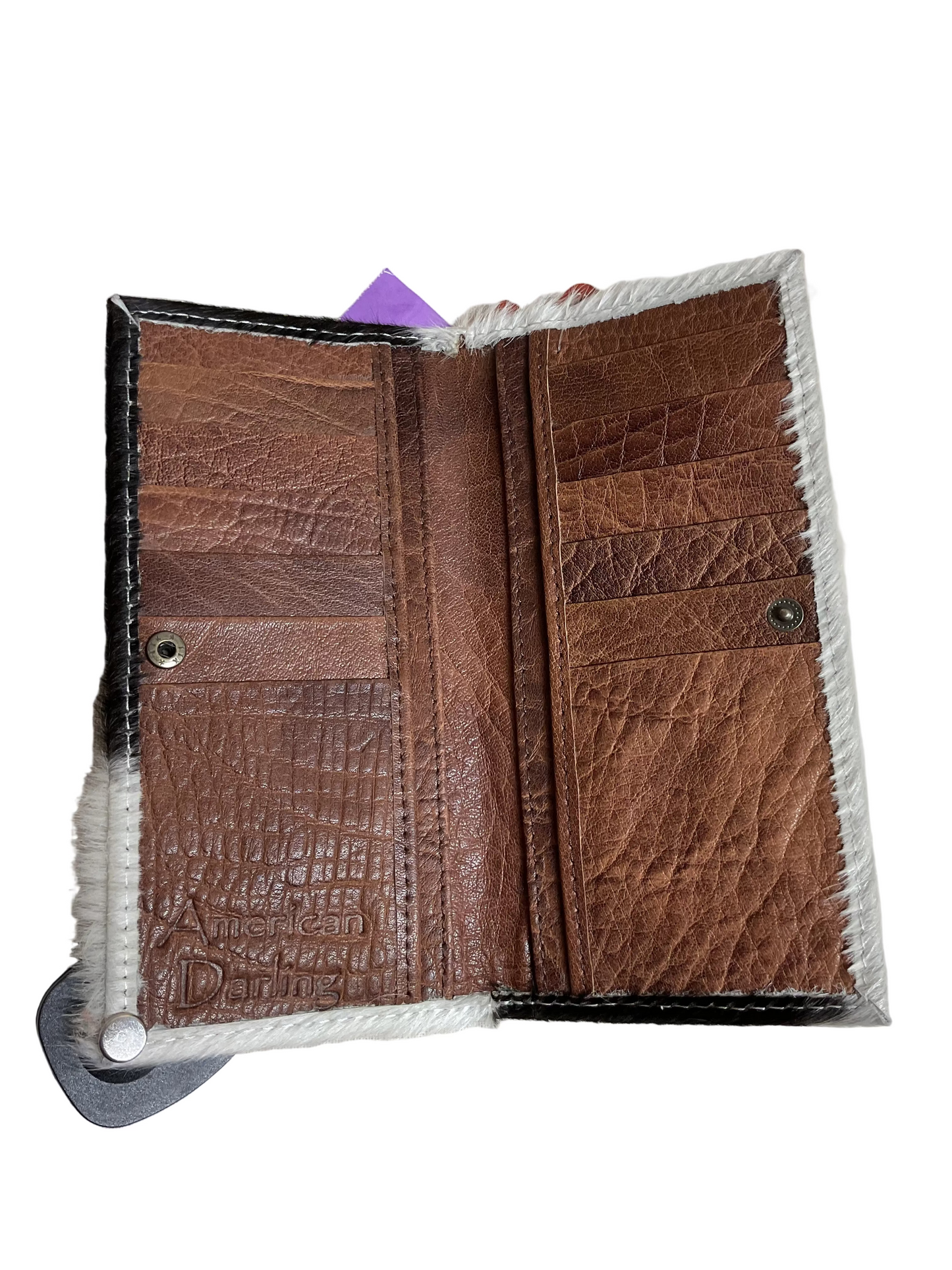 Wallet Leather By Cmc In Animal Print, Size:Medium