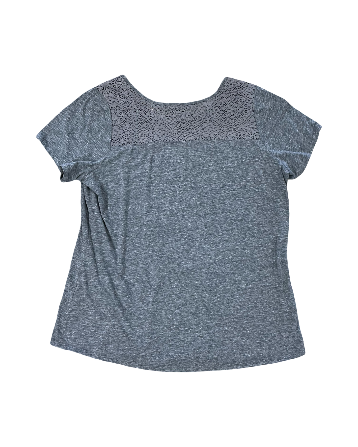 Top Ss By Clothes Mentor In Grey, Size:1X