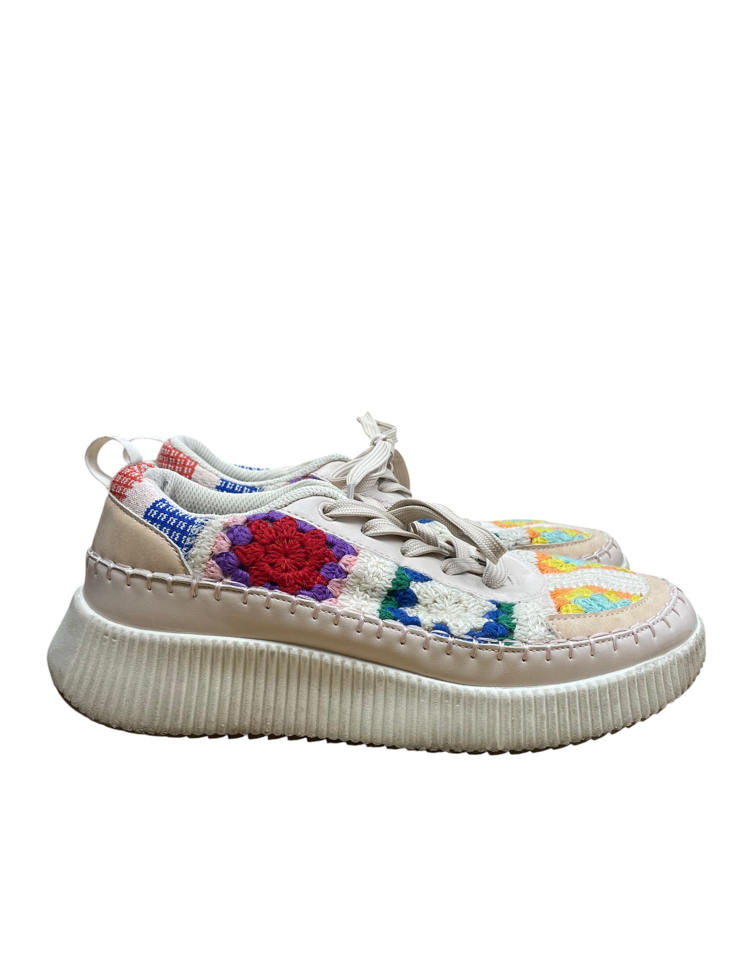 Shoes Athletic By Cme In Beige, Size:10