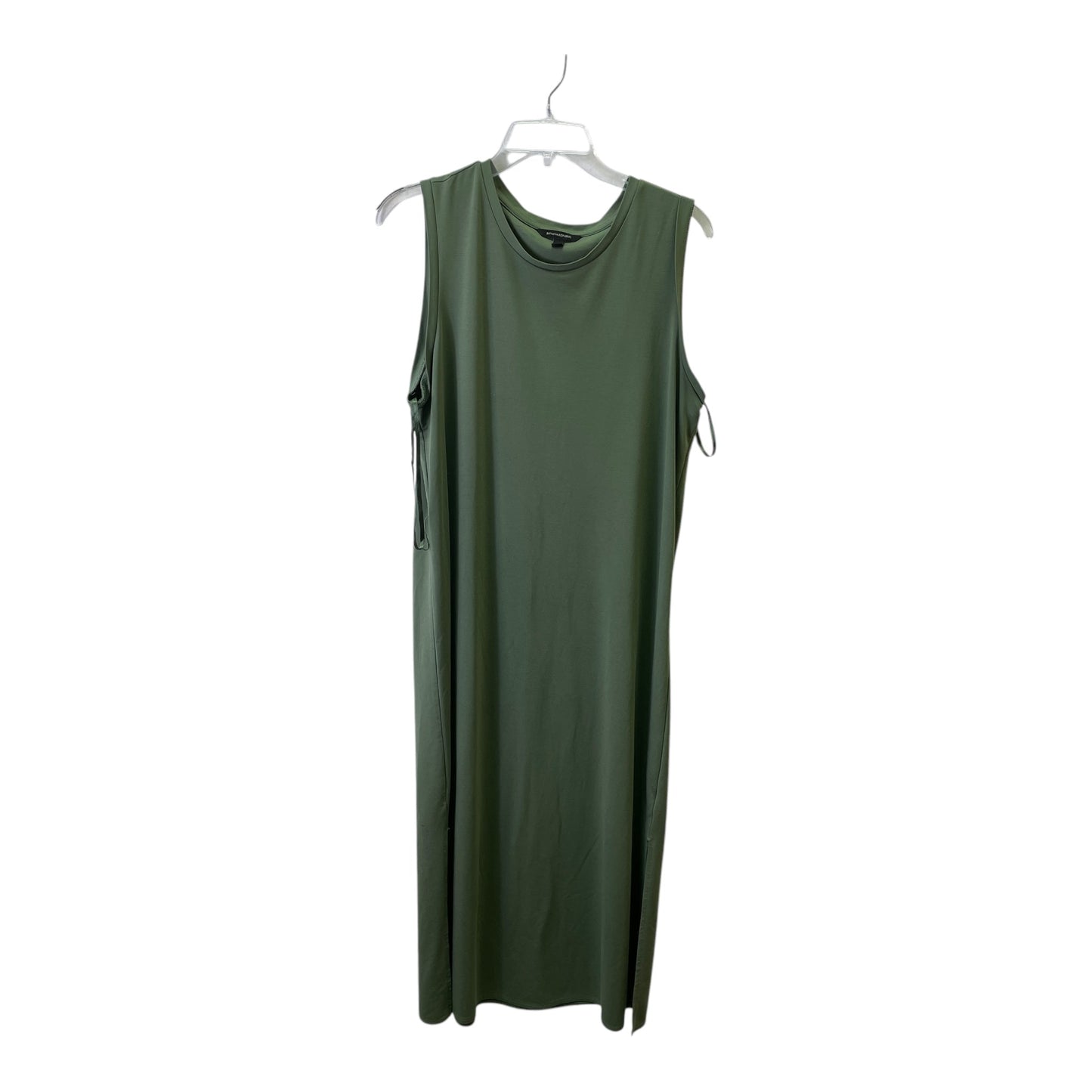 Dress Casual Maxi By Banana Republic In Green, Size:L