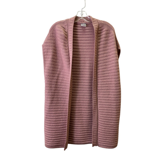 Vest Sweater By Chicos In Pink, Size:S