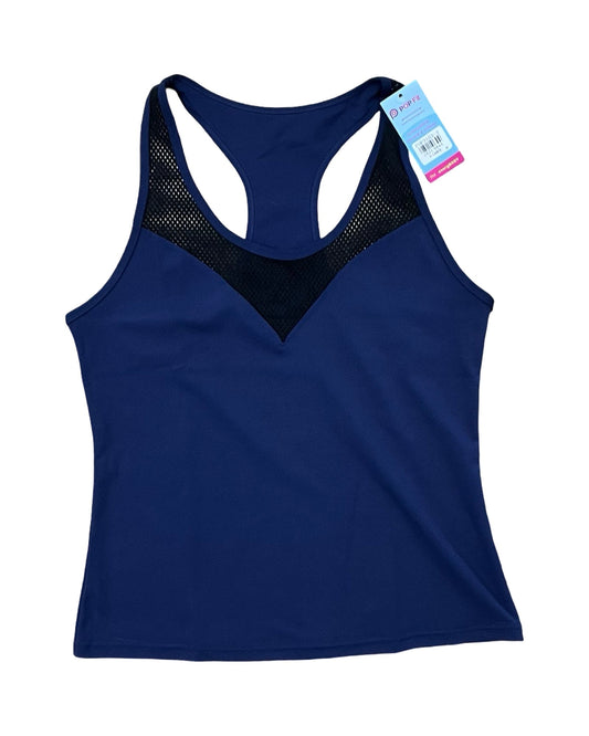 Athletic Tank Top By Popfit In Blue, Size:Xl