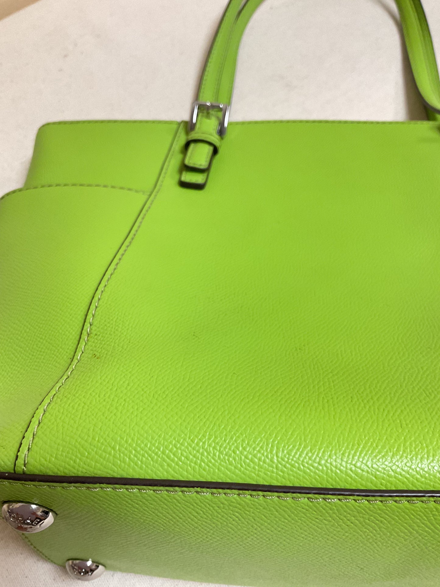 Handbag Designer By Michael Kors In Green, Size:Large
