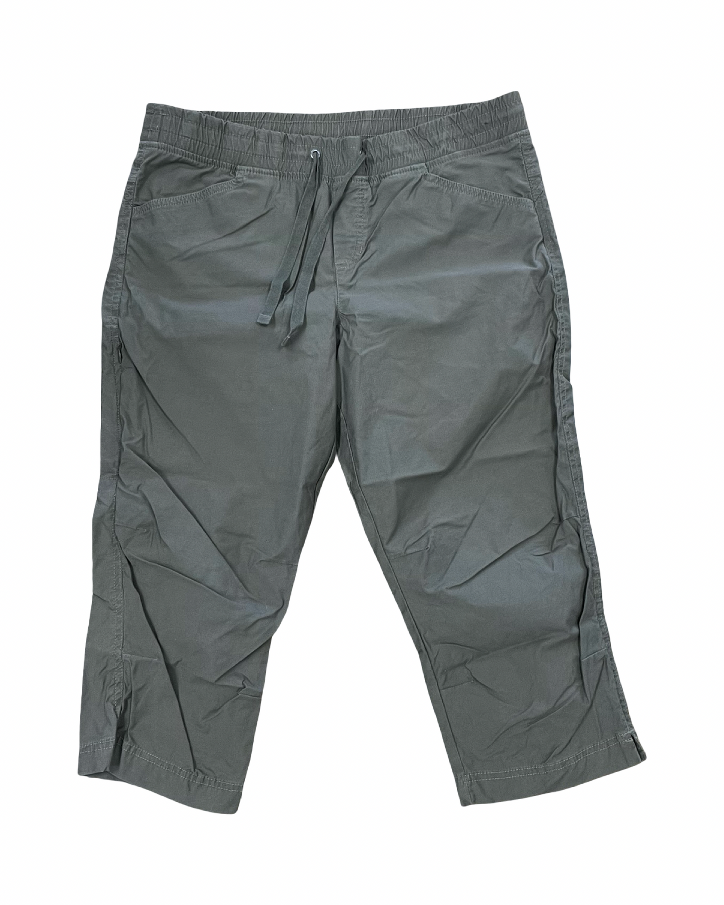 Pants Cropped By Eddie Bauer In Green, Size:8