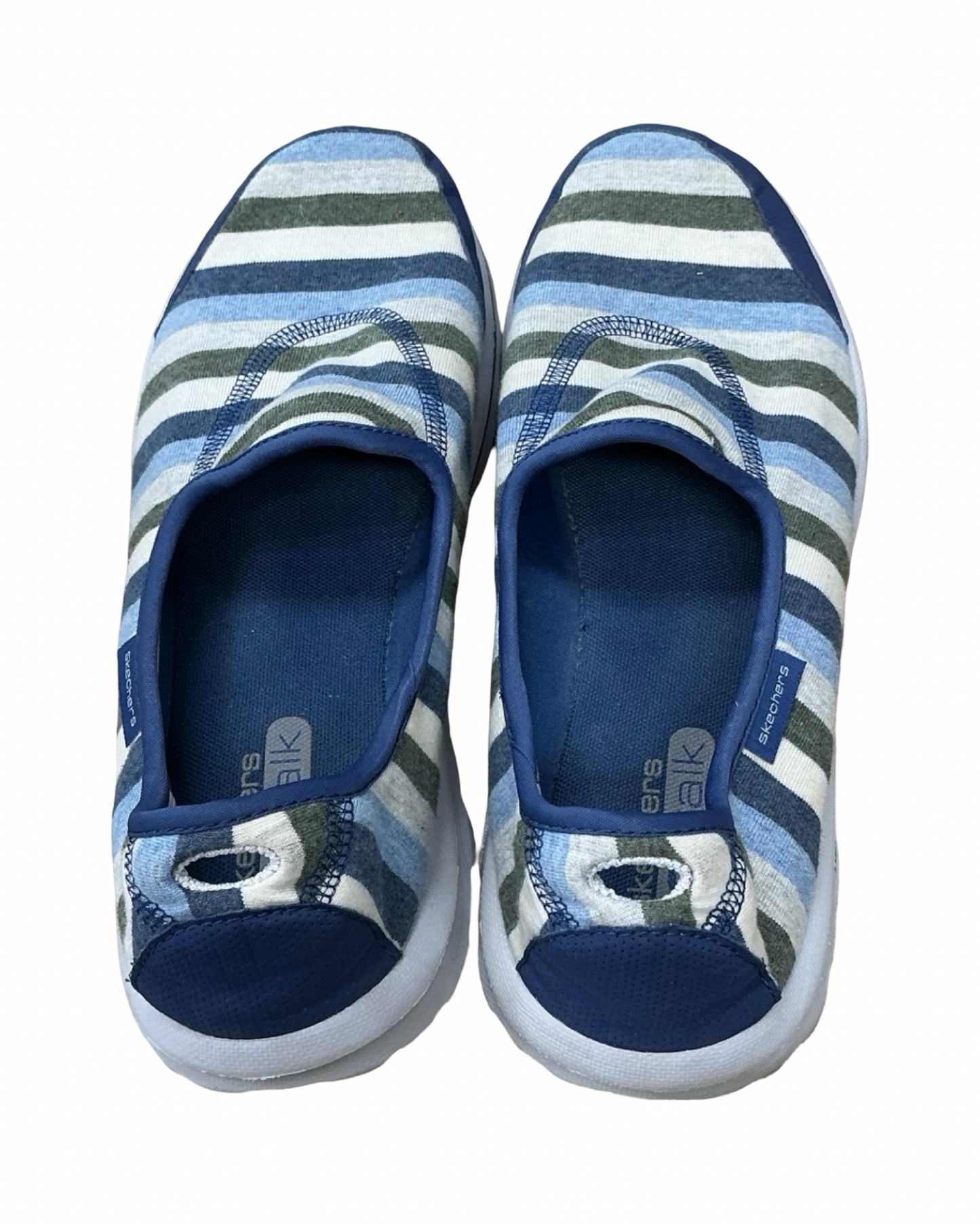 Shoes Sneakers By Skechers In Blue & Green, Size:9
