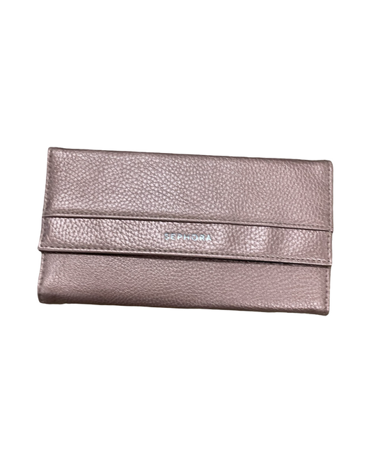 Makeup Bag By Clothes Mentor In Rose Gold, Size:Small