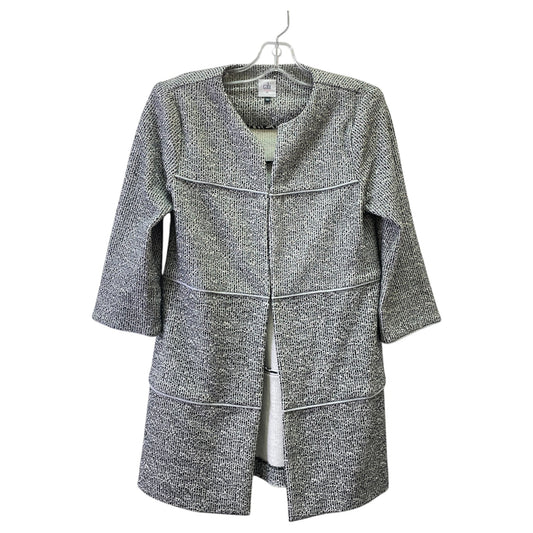Sweater Cardigan By Cabi In Black & White, Size:Xs