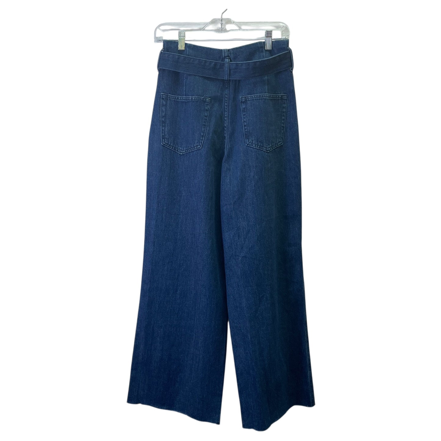 Jeans Wide Leg By Zara In Blue, Size:2