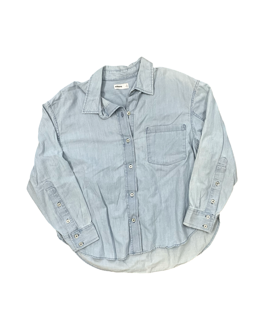 Blouse Ls By Sonoma In Blue, Size:Lp