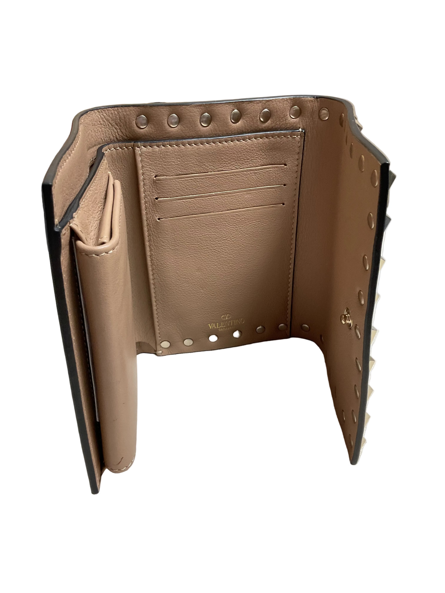 Wallet Luxury Designer By Valentino-Garavani In Beige, Size:Medium