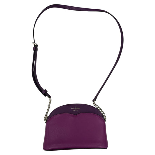 Crossbody Designer By Kate Spade In Purple, Size:Small
