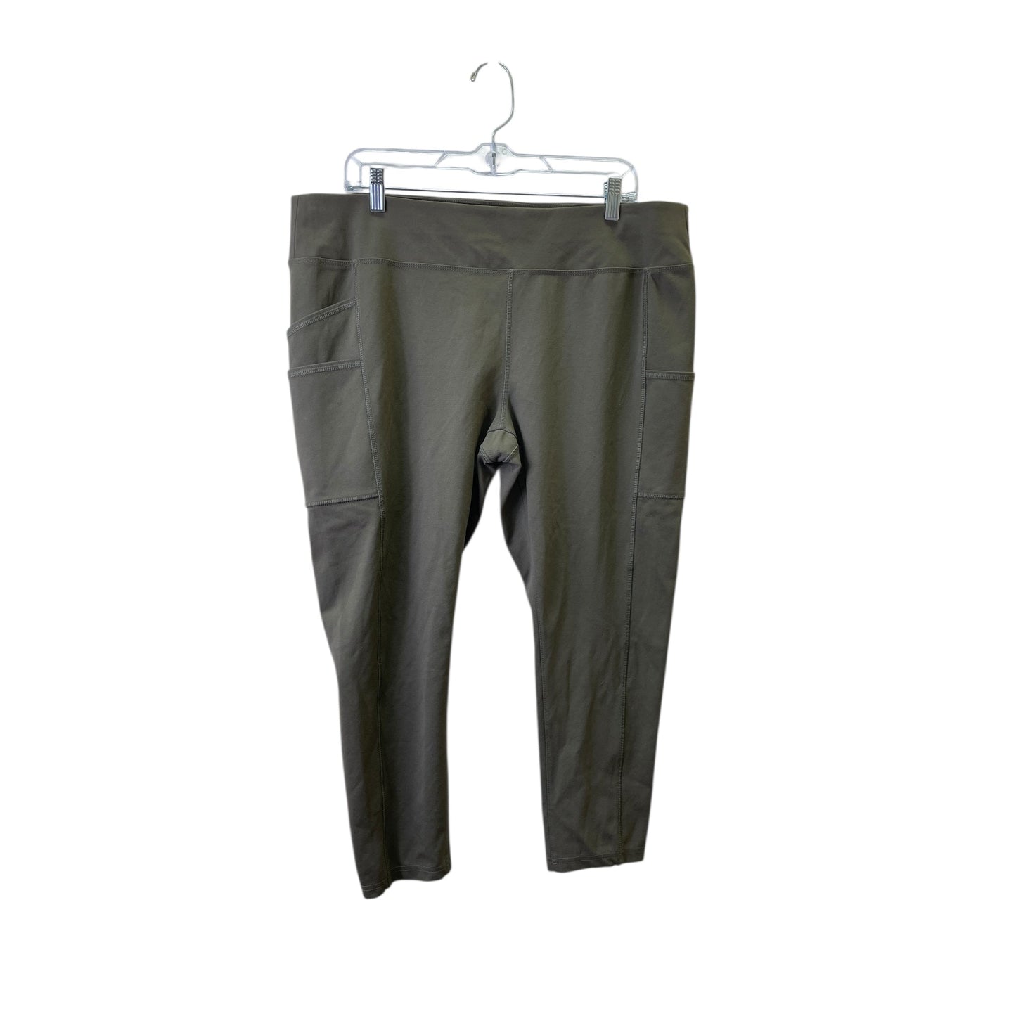 Athletic Leggings By Carhartt In Green, Size:Xl