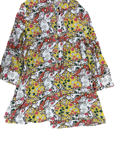 Blouse Ls By Natural Life In Multi, Size:Xl