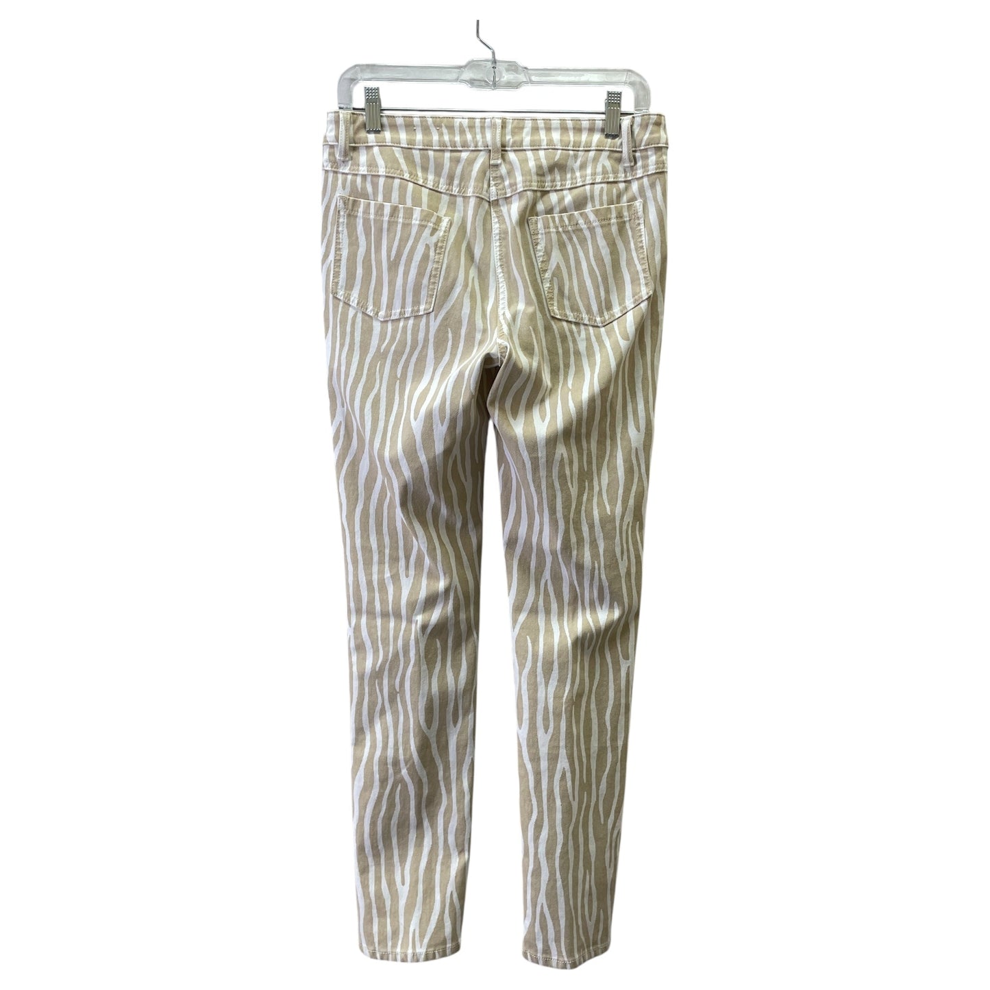 Jeans Skinny By J Mclaughlin In Tan & White, Size:6