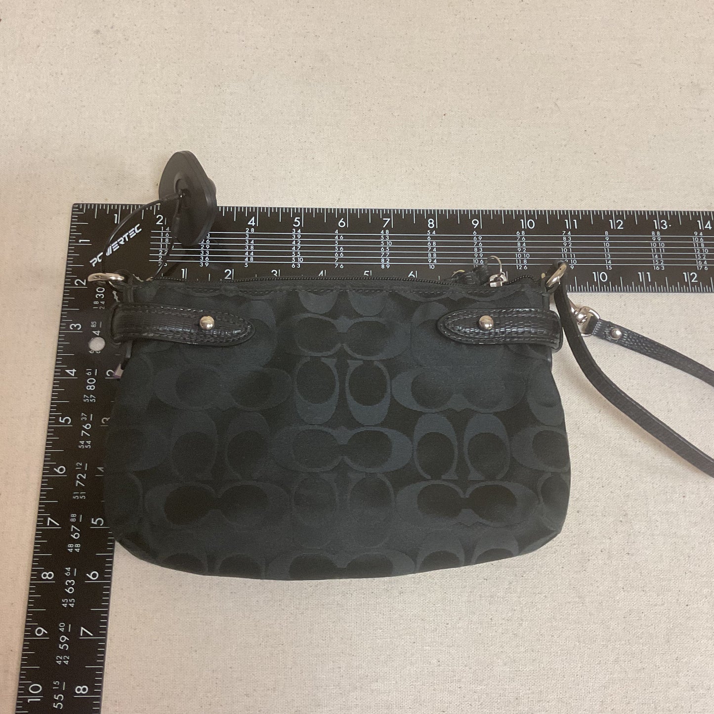 Wristlet Designer By Coach In Black, Size:Large
