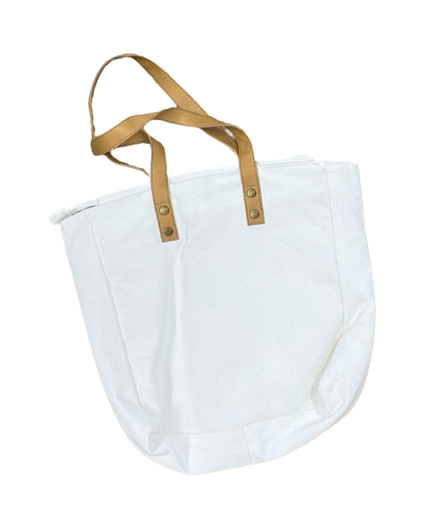 Tote By Clothes Mentor In White, Size:Small