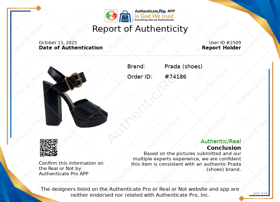 Platform Buckle Block Heels Shoes Luxury Designer By Prada In Black, Size: 11 (IT 41)