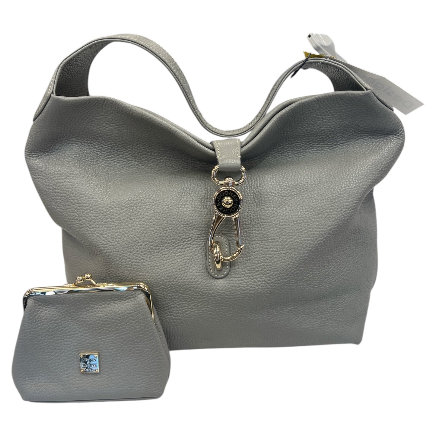 Handbag Designer By Dooney And Bourke In Grey, Size:Large