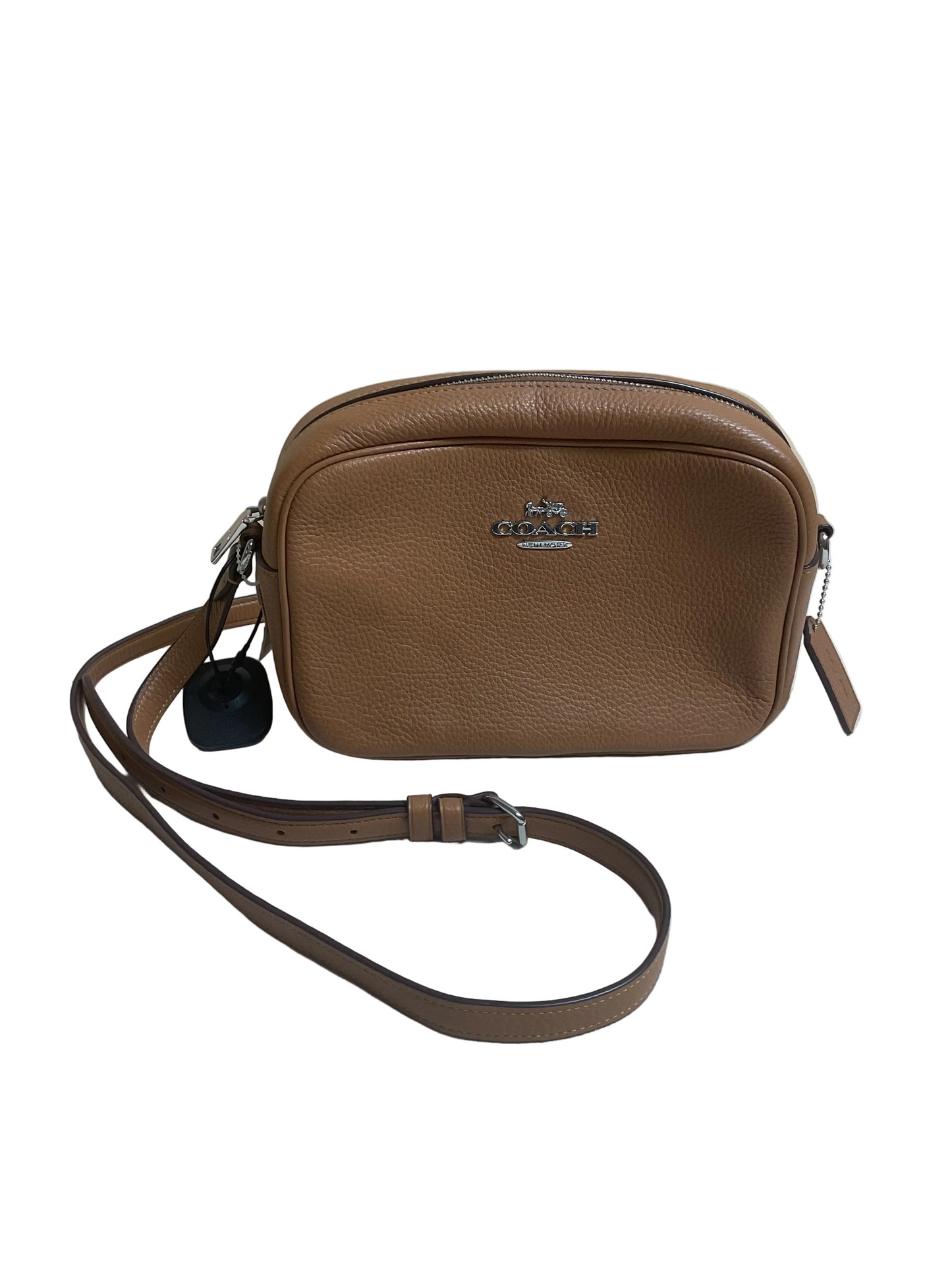 Crossbody Designer By Coach In Brown, Size:Small