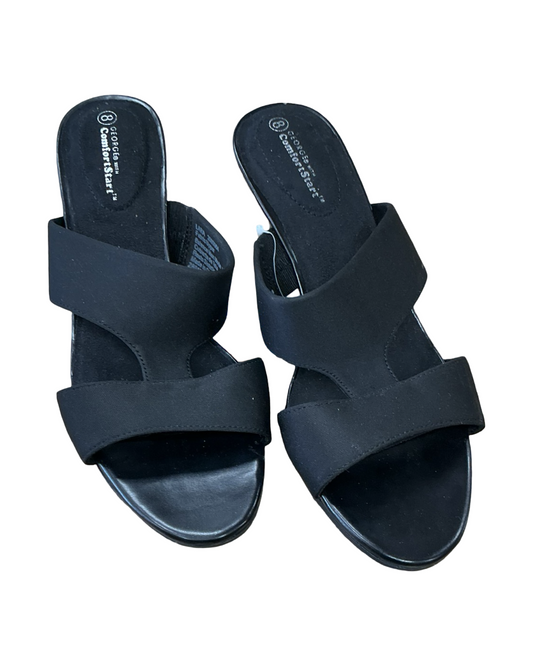 Shoes Heels Kitten By George In Black, Size:8