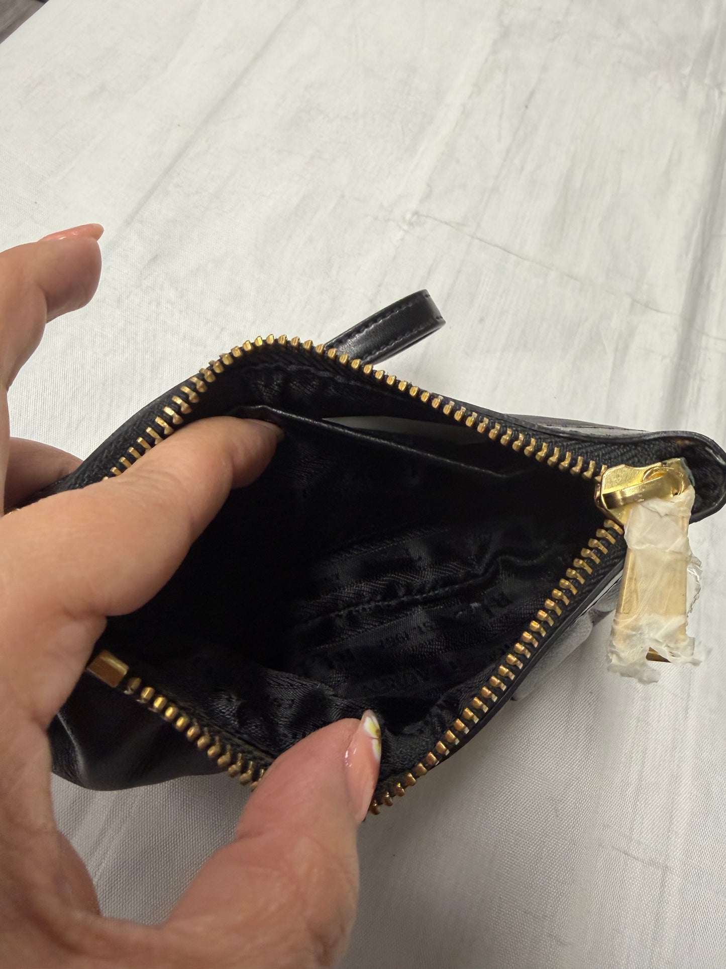 Wristlet By Lauren By Ralph Lauren In Black, Size:Small