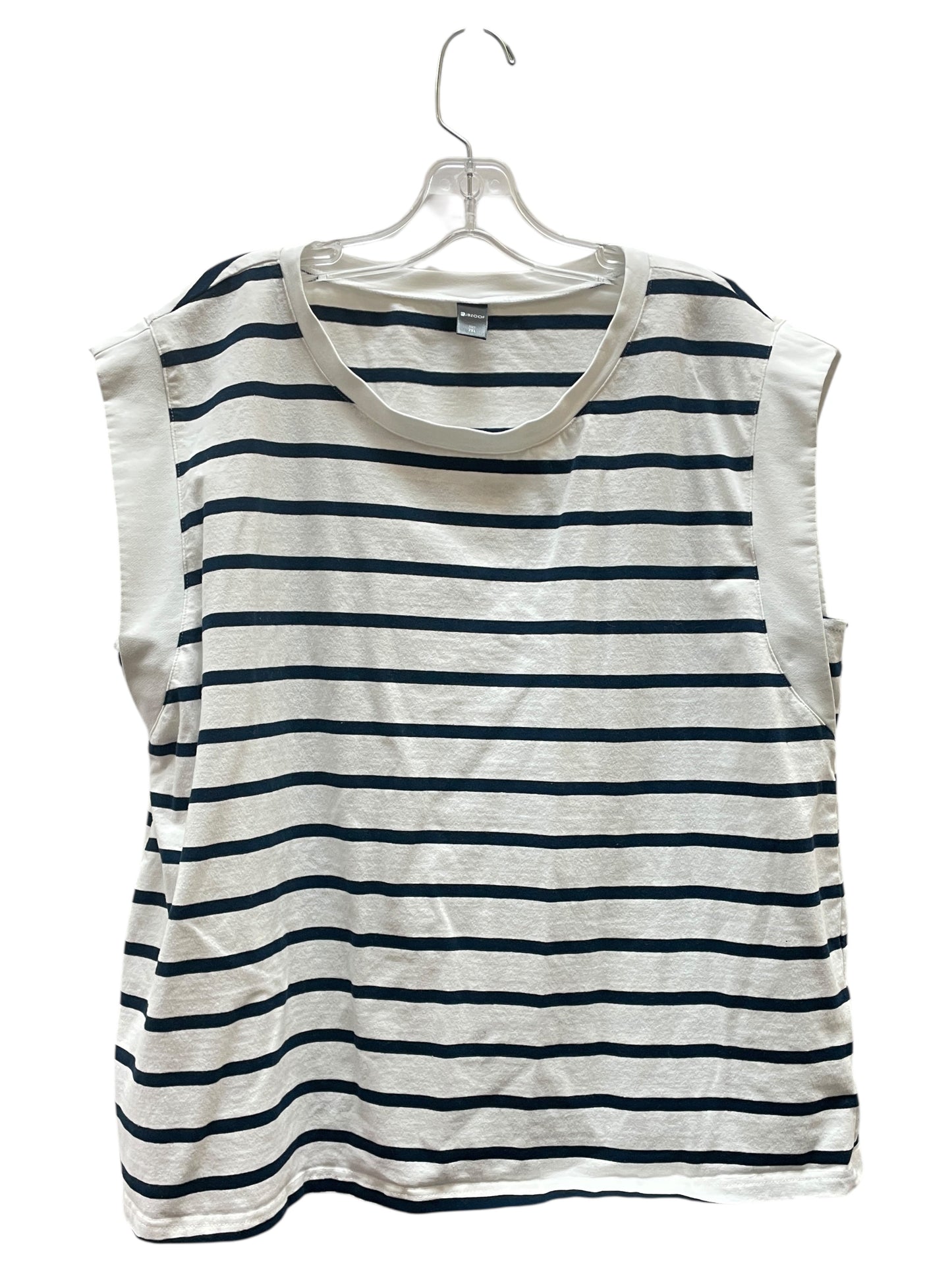 Top Ss By Cme In White, Size:2X