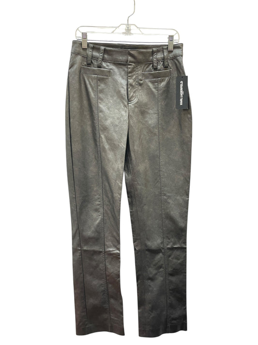 Pants Designer By Karl Lagerfeld In Black, Size:4