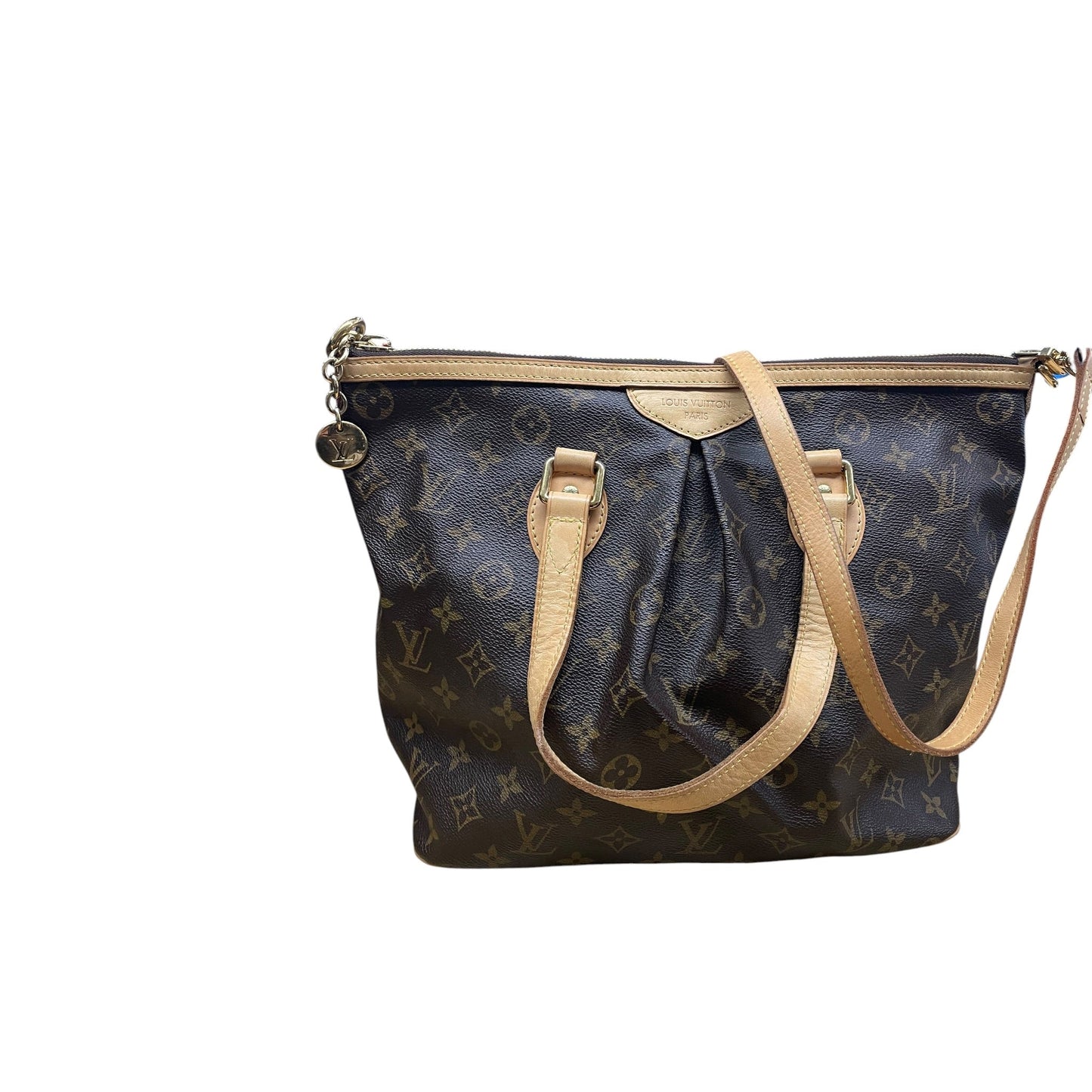 Handbag Luxury Designer By Louis Vuitton In Brown, Size:Medium