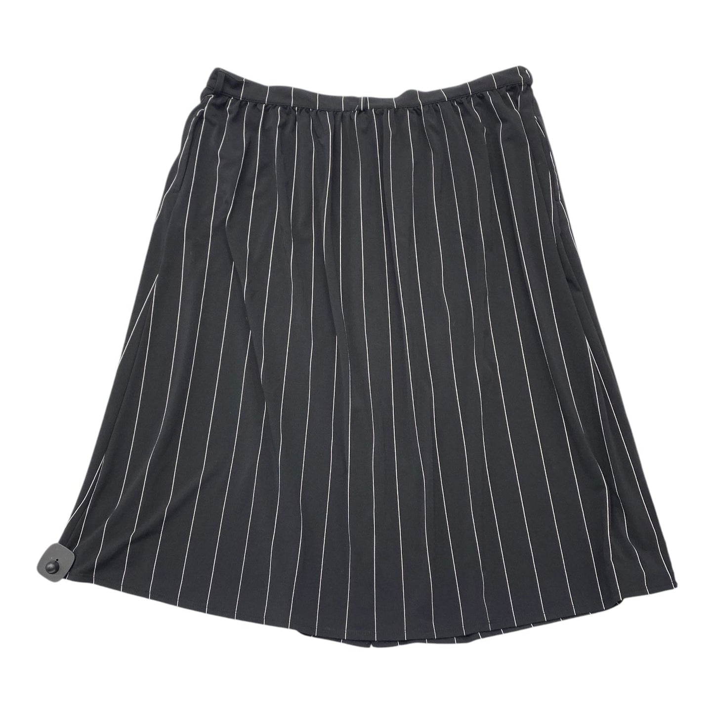 Skirt Maxi By Terra & Sky In Black & White, Size:1X