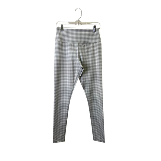 Athletic Leggings By GLYDER In Grey & White, Size:L