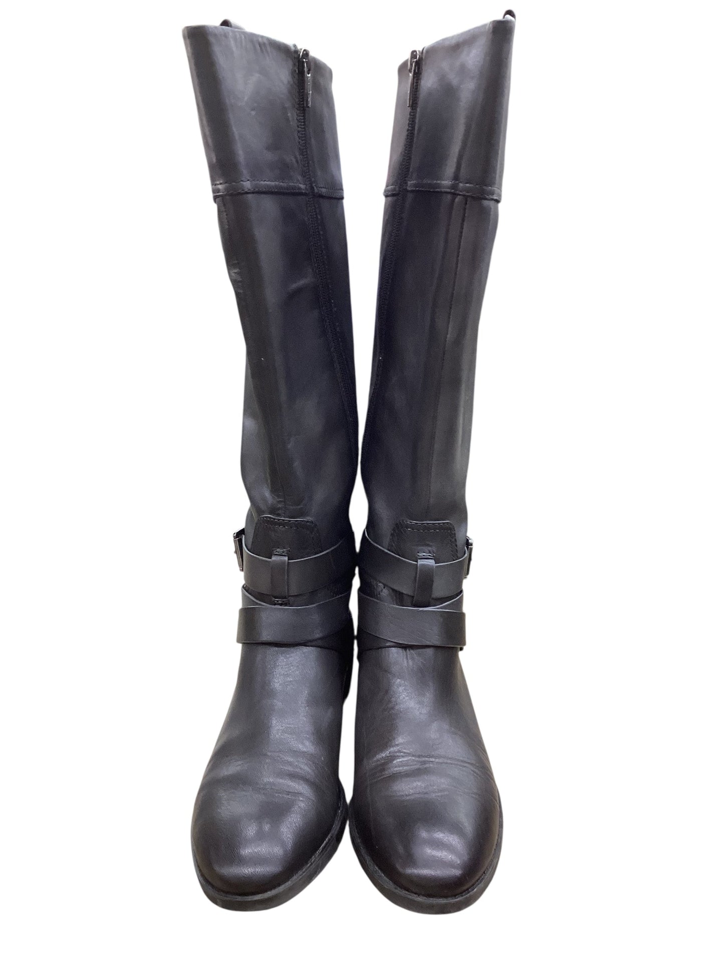 Boots Leather By Vince Camuto In Brown, Size:9.5